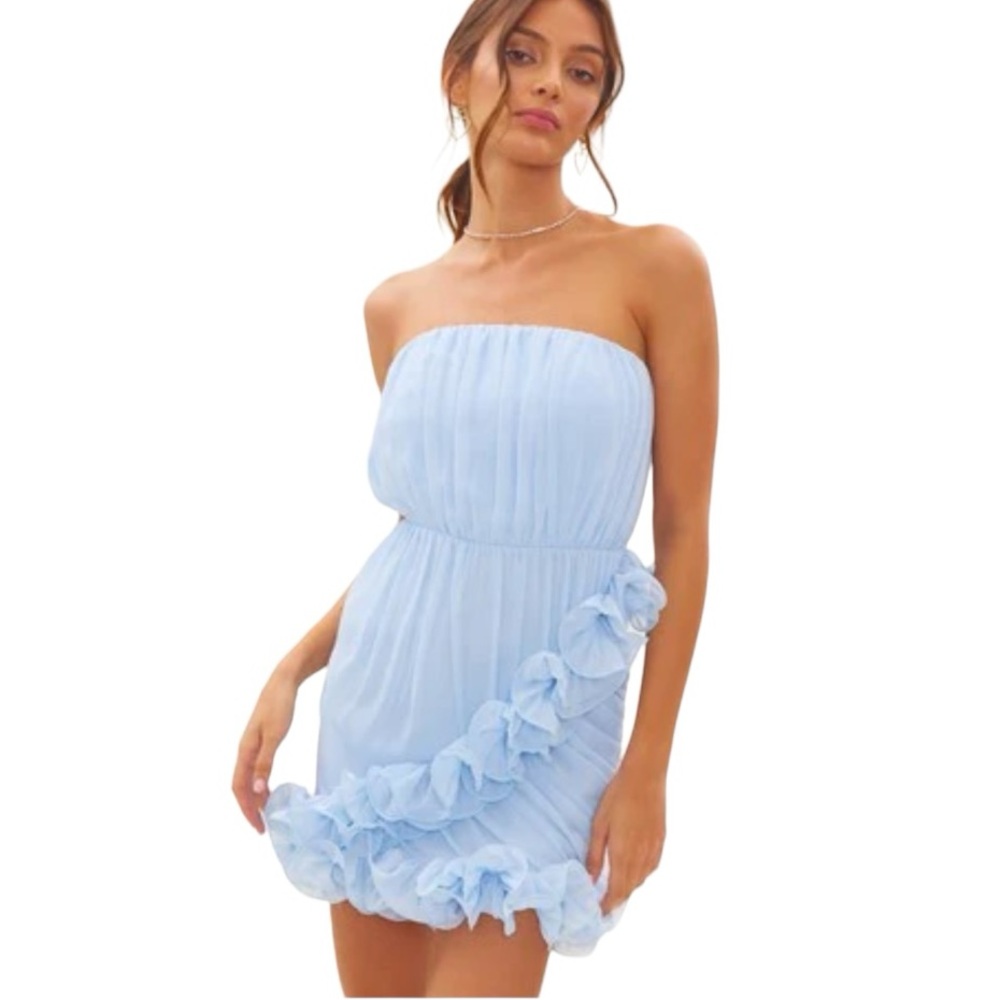 Idem Ditto Bluebell Ruffle Mini Dress